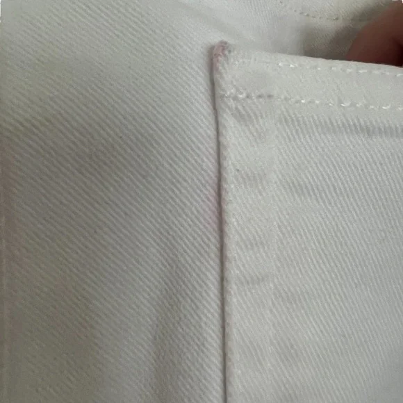 PAIGE Skyline Ankle Peg in Optic White - Picture 6 of 9